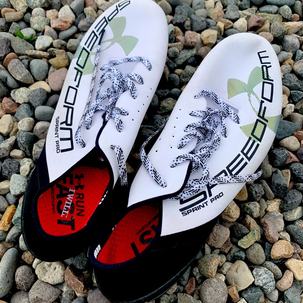 White Under Armour Speedform Sprint Pro